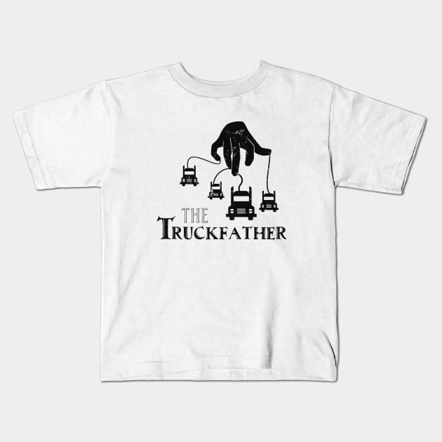 Trucker Forwarder Logistics Humor Kids T-Shirt by Foxxy Merch